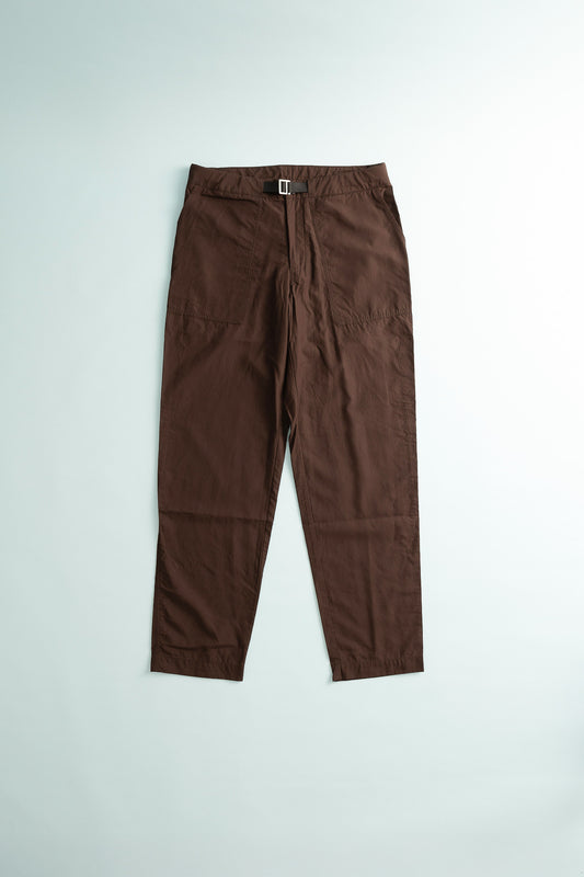 Mens Tree Chore Pants II in brown, designed for comfort and durability for hiking and everyday wear.