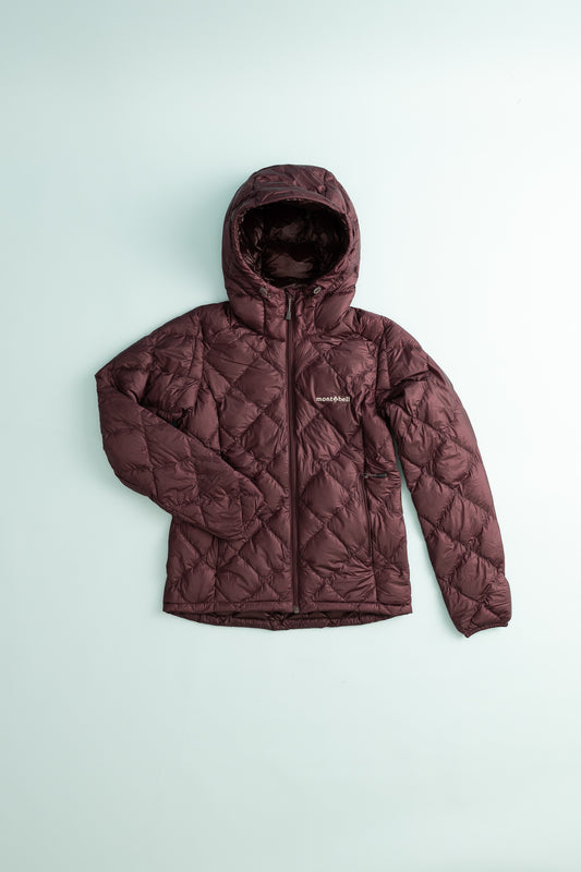 Montbell US Womens Superior 800 Down Parka - Wine Red