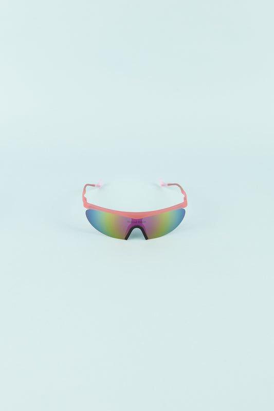 Koharu Eclipse Sunglasses - Desert Rose/D+ Aqua Mirror