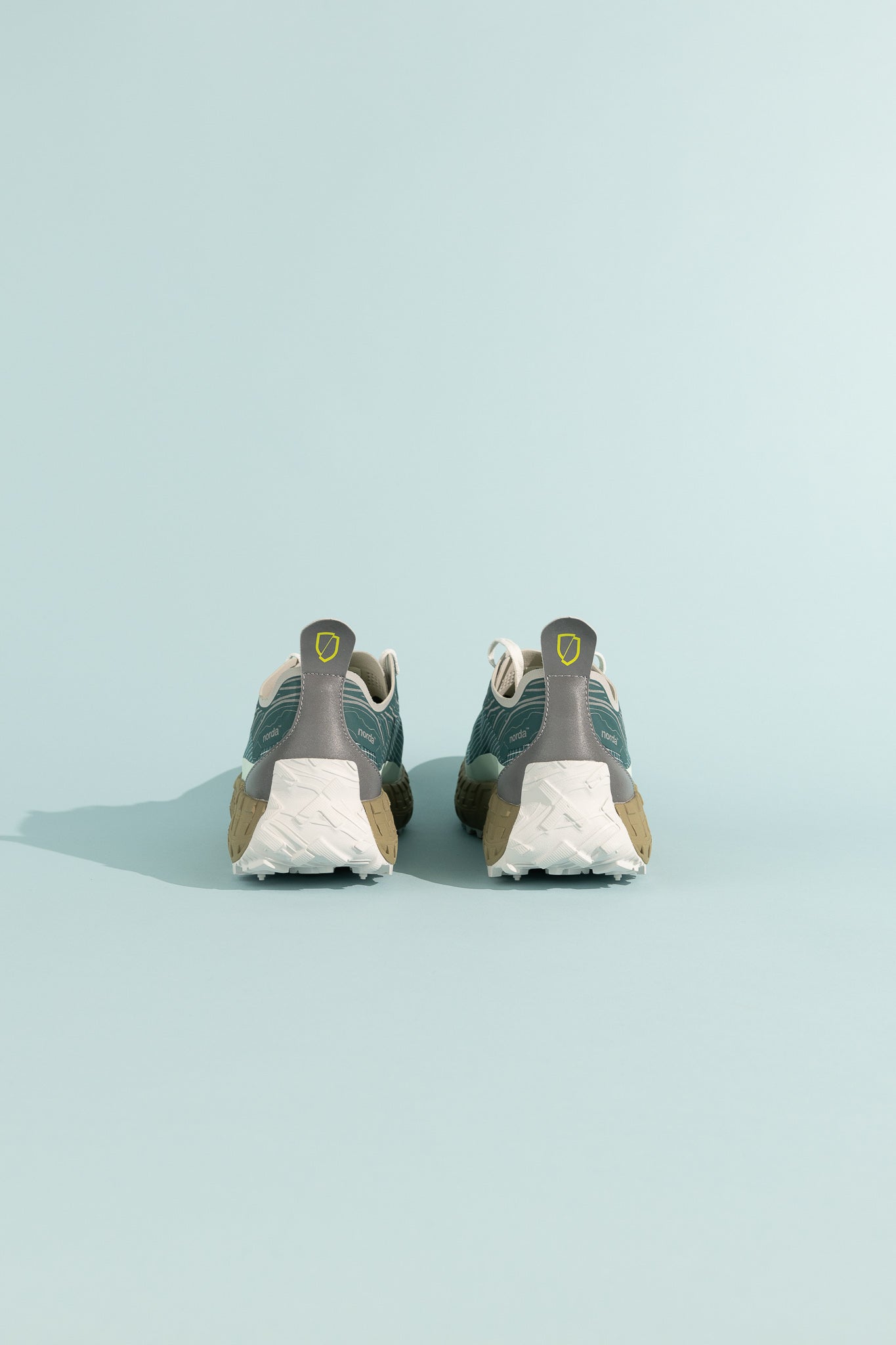 Back view of the 001A - Horizon shoes with sleek design and durable sole, showcasing professional craftsmanship.
