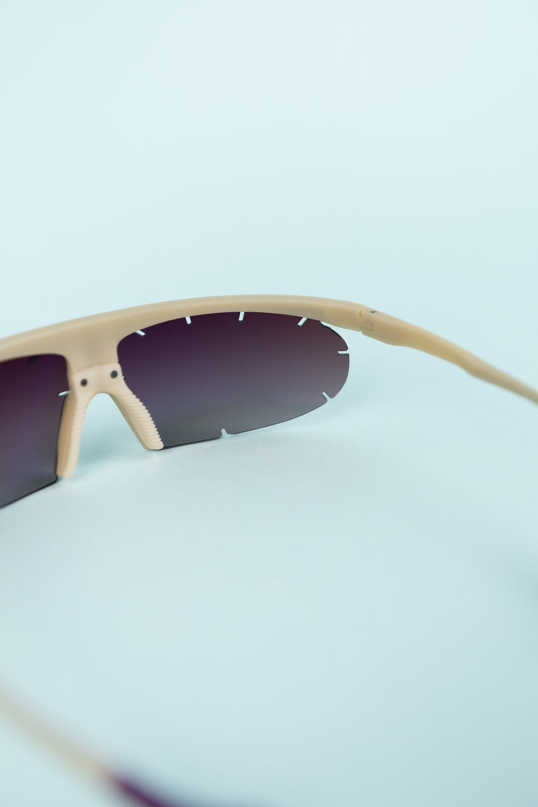 District Vision Koharu Eclipse PAF Sunglasses in Sand/D+ Black Rose Gradient, view 2.