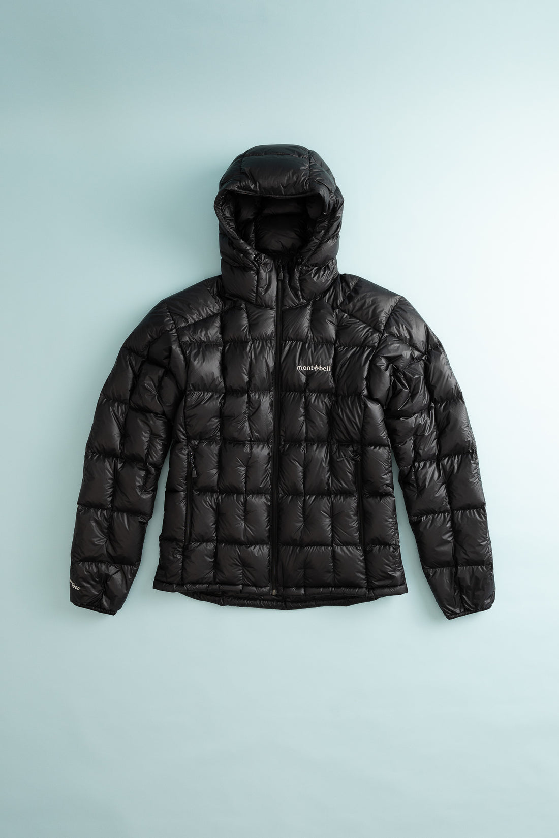 Montbell US Men's Plasma 1000 Alpine Down Parka in Black, view 1.