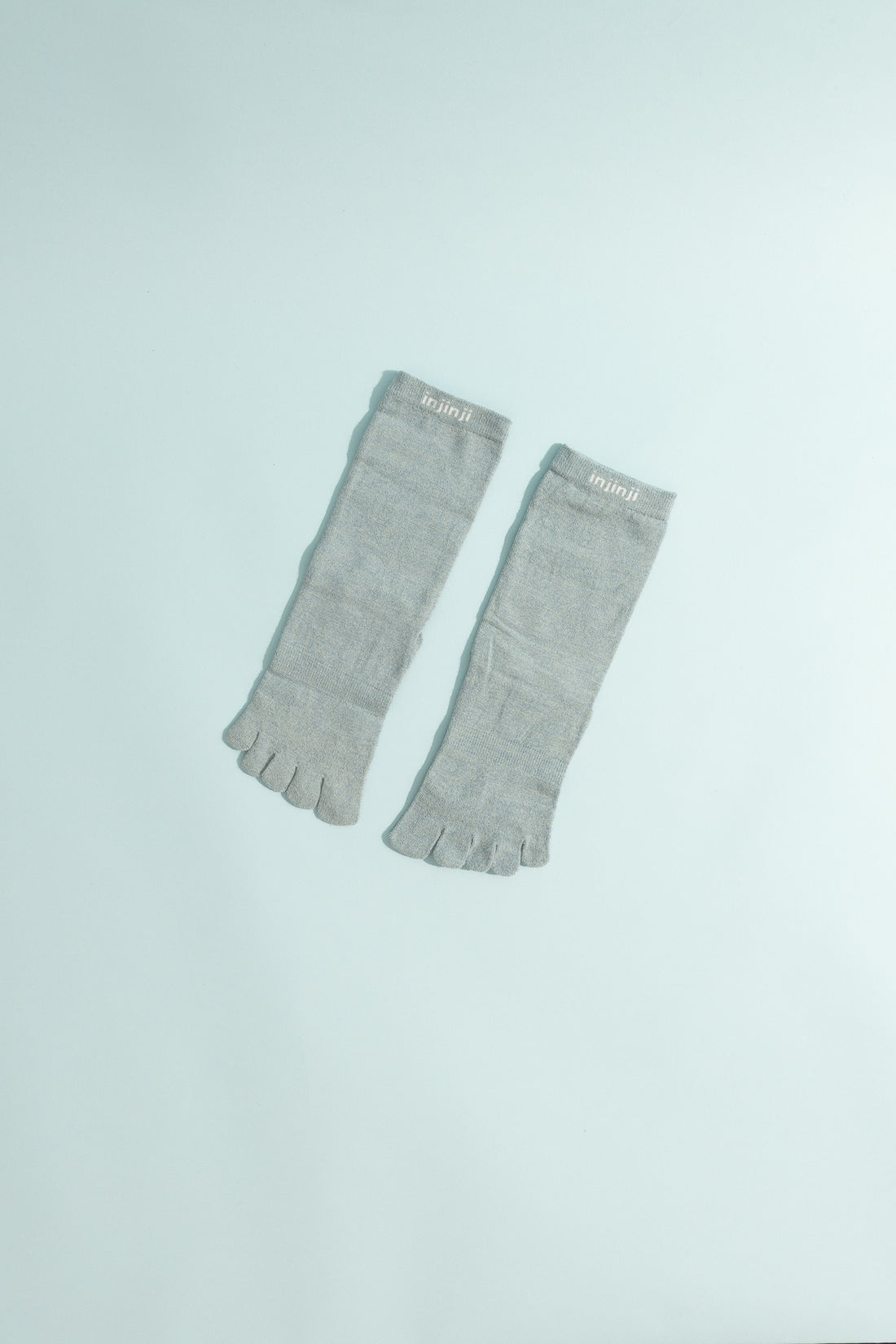 Injinji Coolmax Liner Toe Socks in Celestine, view 1.