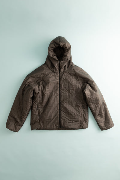 Heatwave Puffer Jacket v1.5 in Major Brown displayed on a light background.