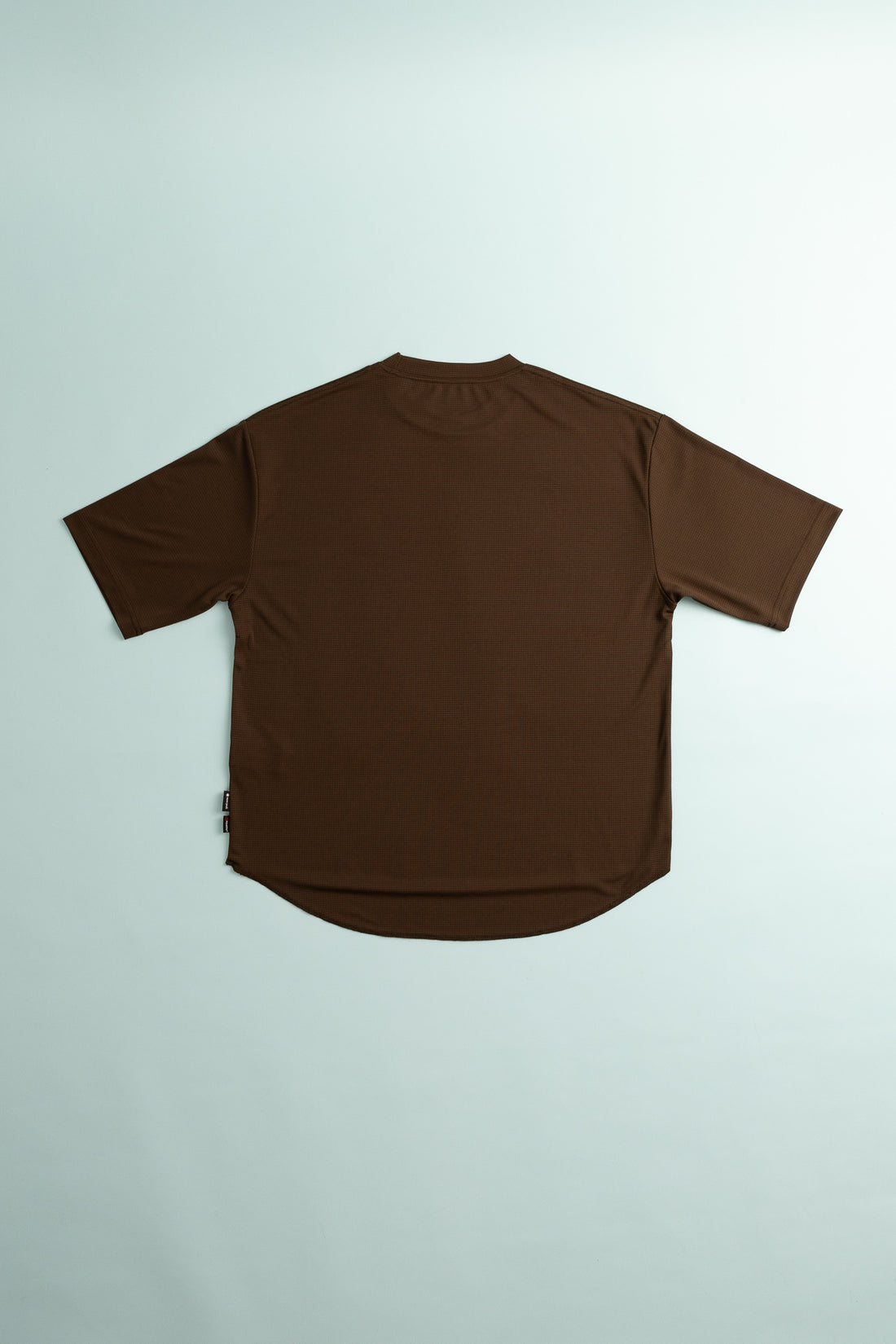 Snow Peak Polartec Power Dry Wide T-Shirt in Brown, view 2.