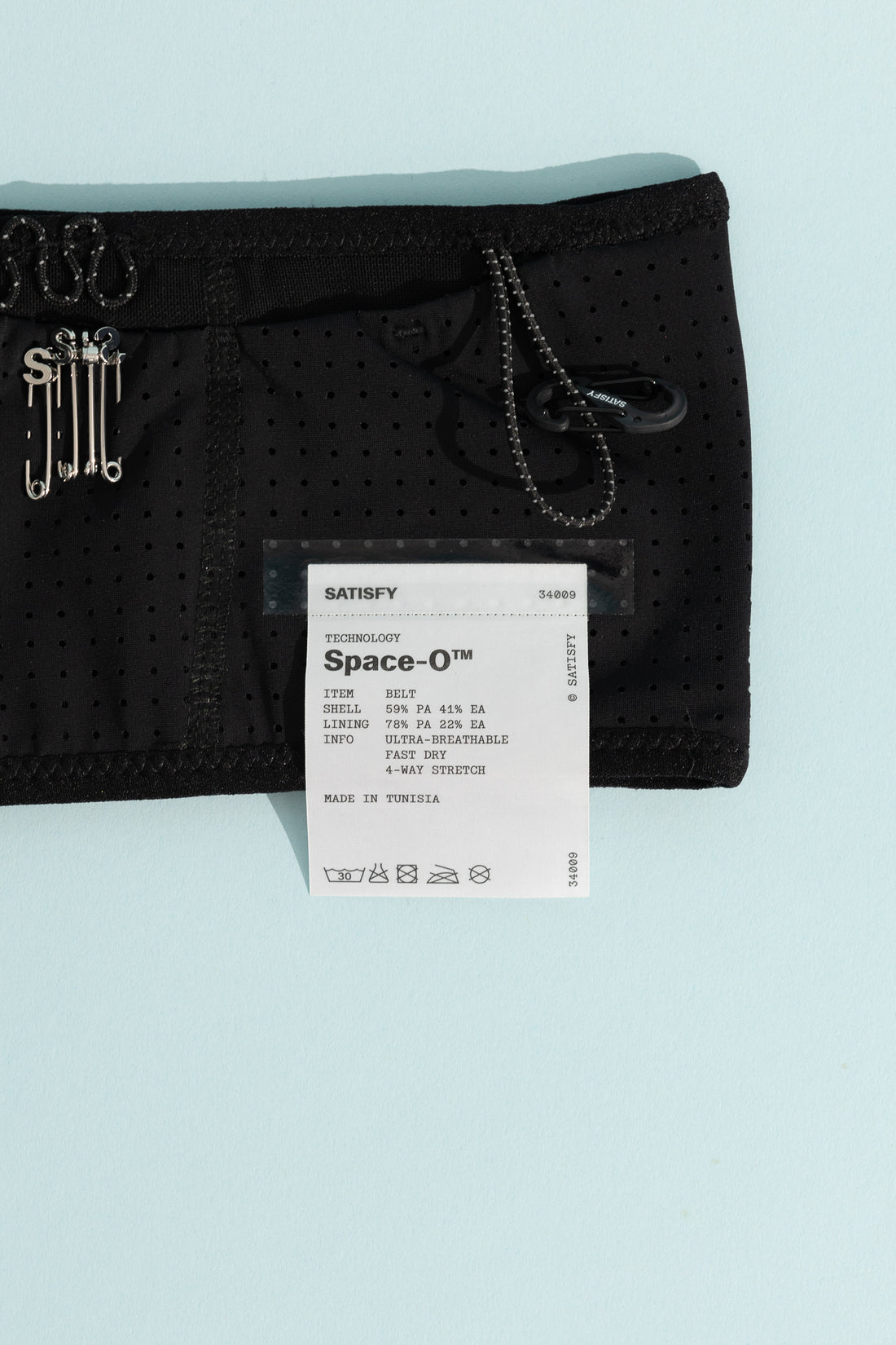 Satisfy Space-O™ Belt in Black, view 3.