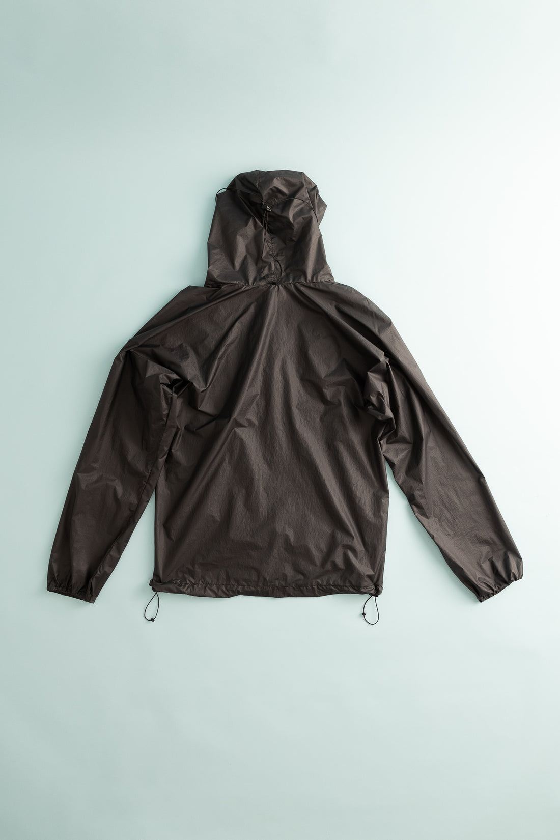 Breaker Wind Shirt v1.5 in Pavement, lightweight wind protection, back view of the jacket.
