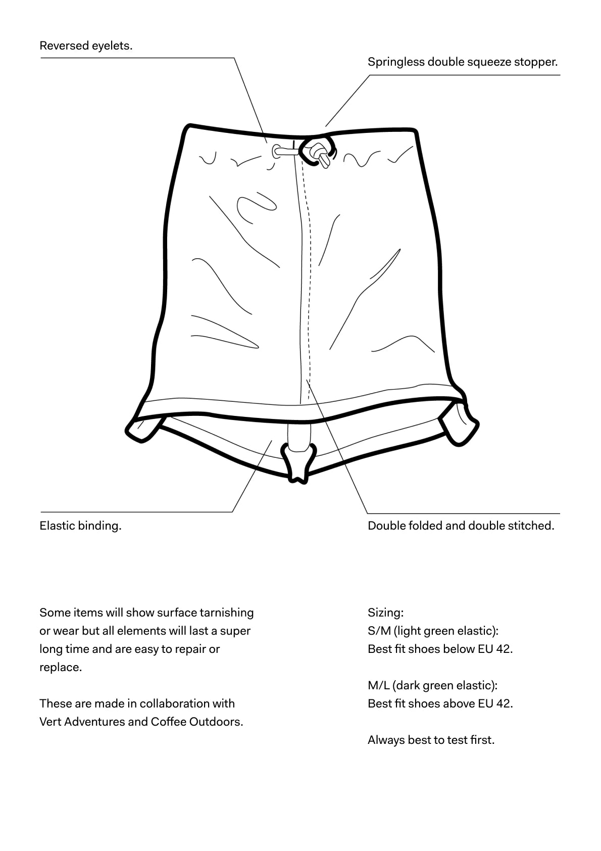 Coffee Outdoors Gaiters