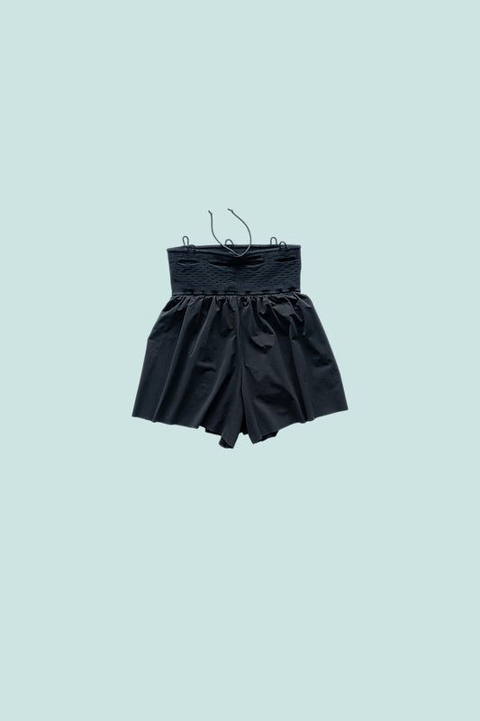 Warp Short Short in Phantom, flat lay front