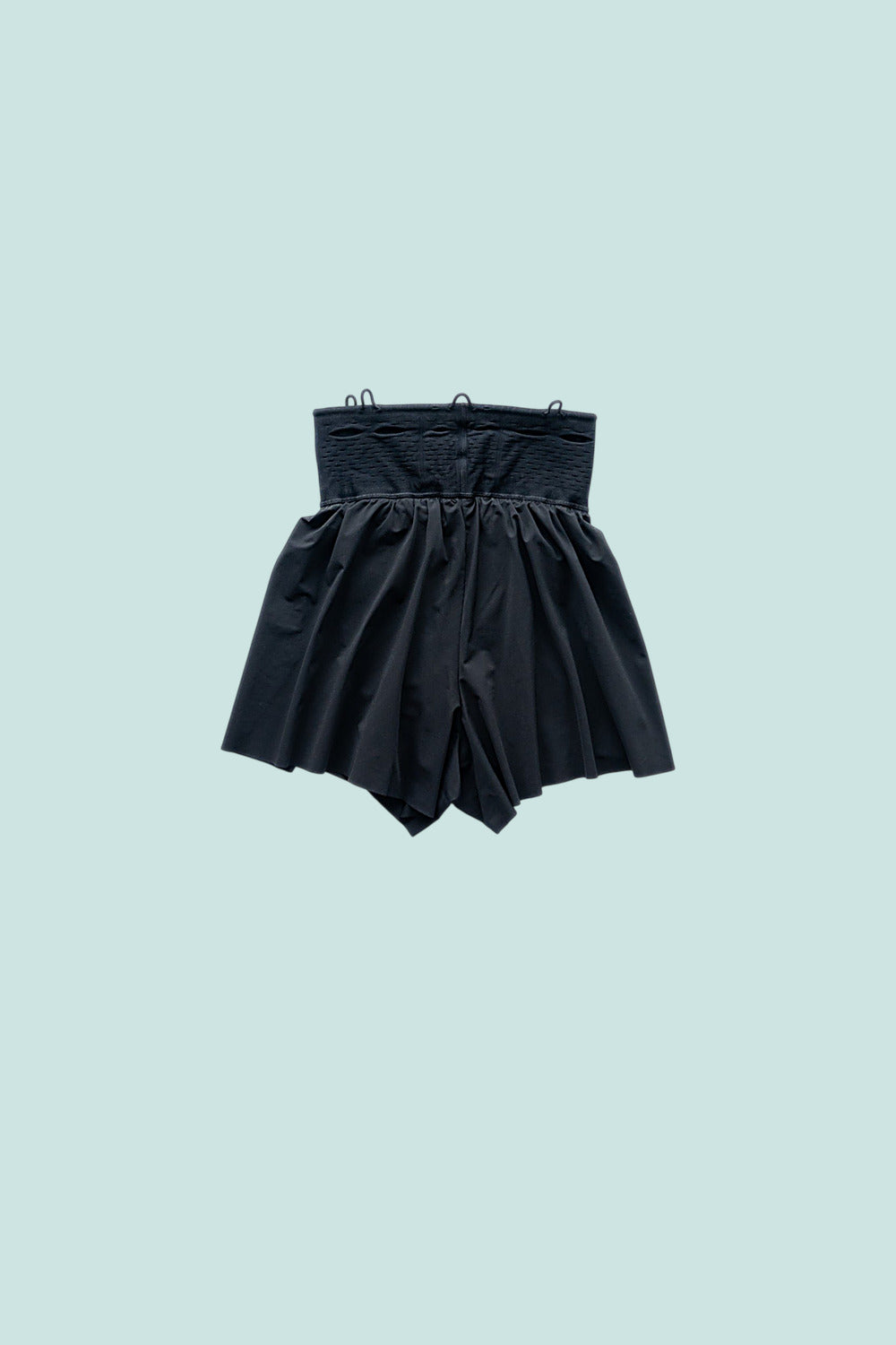 Warp Short Short in Phantom, flat lay back