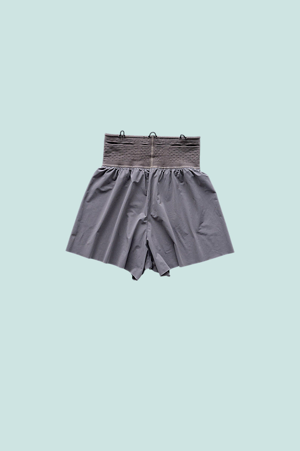 Warp Short Short in Rabbit, flat lay back