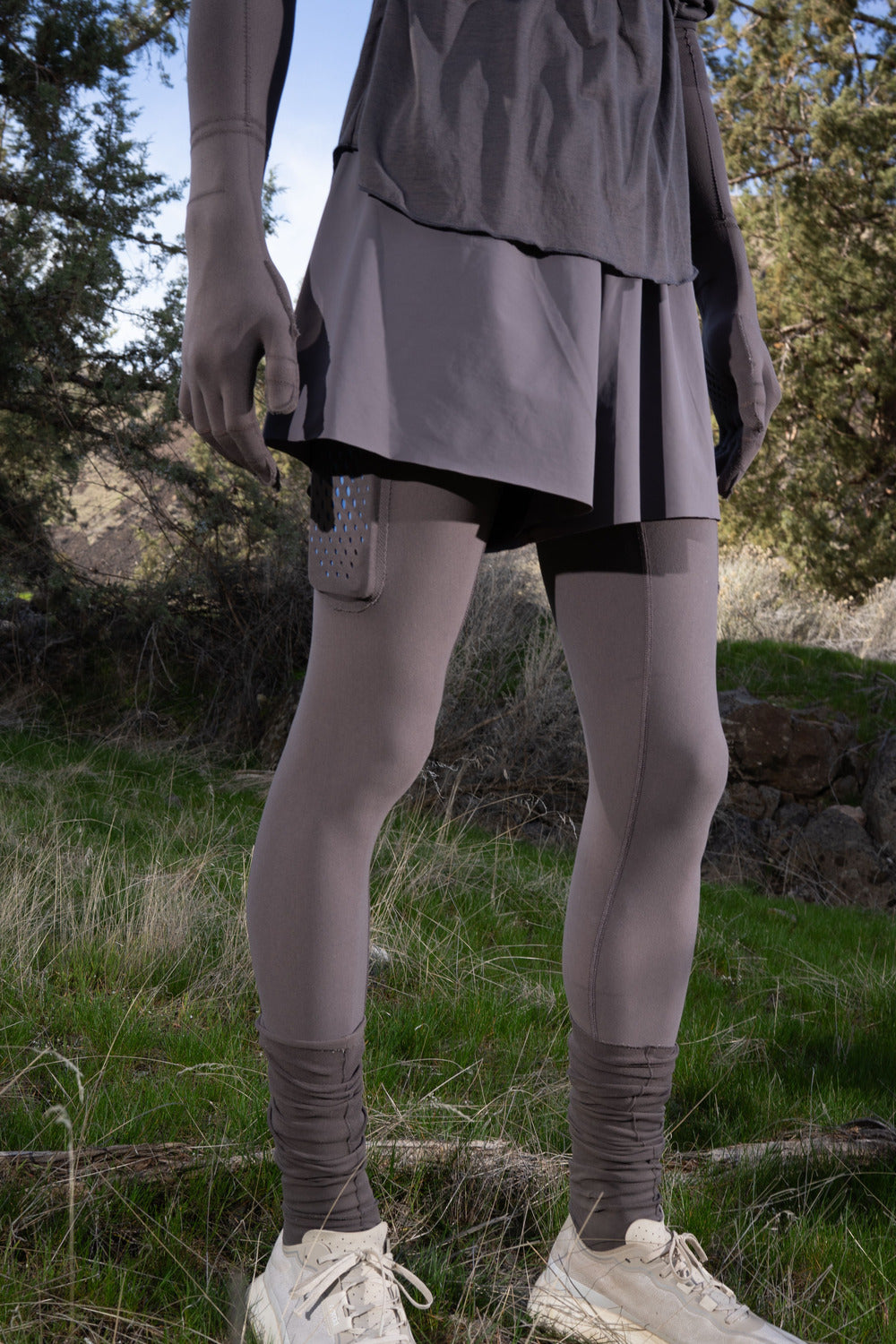 Warp Short Short in Rabbit, product photo 7