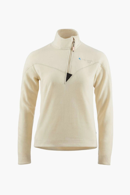 Klattermusen Womens Sigyn Half Zip Sweat - Clay | Coffee Outdoors