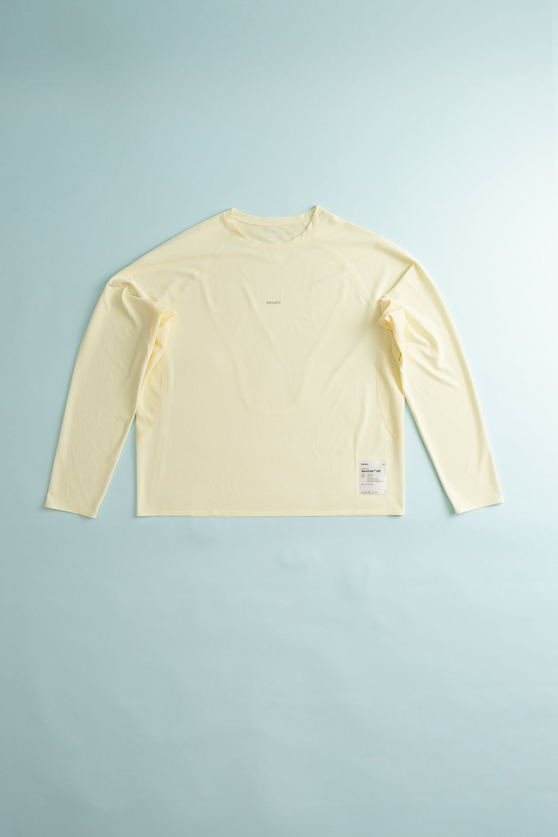 Satisfy Women's AuraLite™ UV Long Tee in Transparent Yellow, view 1.
