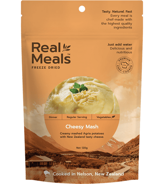 Real Meals Cheesy Mash | Coffee Outdoors